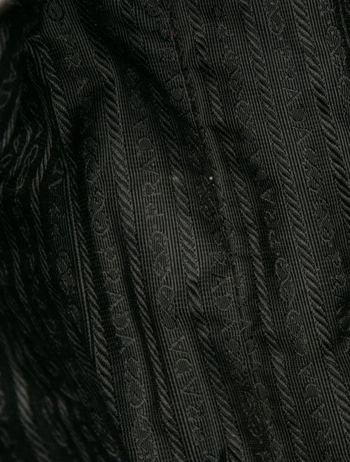 Prada Enameled Metal Triangle Easy