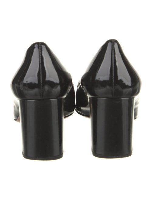 Prada Patent Leather Crystal Embellishments Pumps