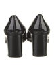 Prada Patent Leather Crystal Embellishments Pumps