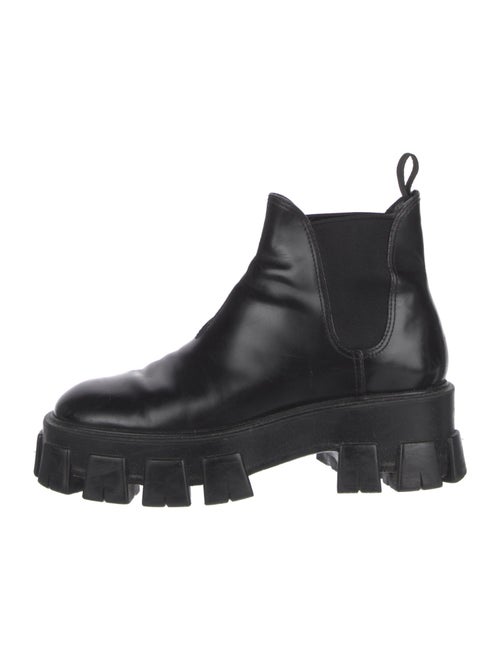 Prada Leather Chelsea Boots