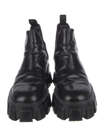 Prada Leather Chelsea Boots