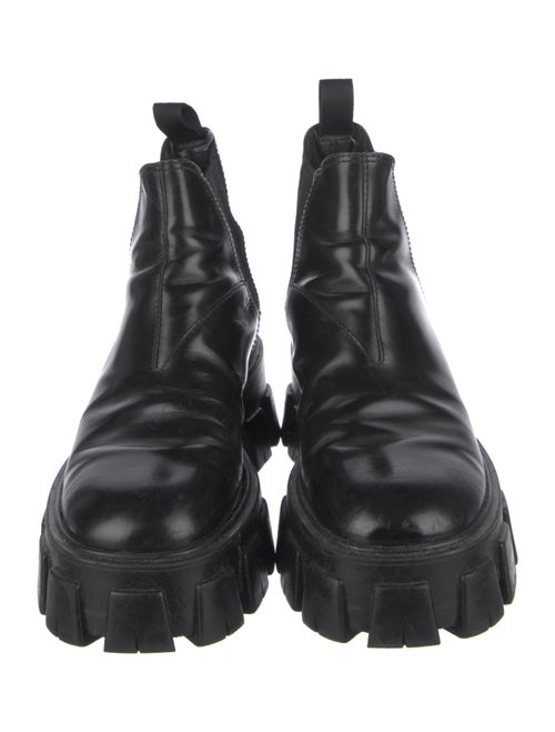 Prada Leather Chelsea Boots