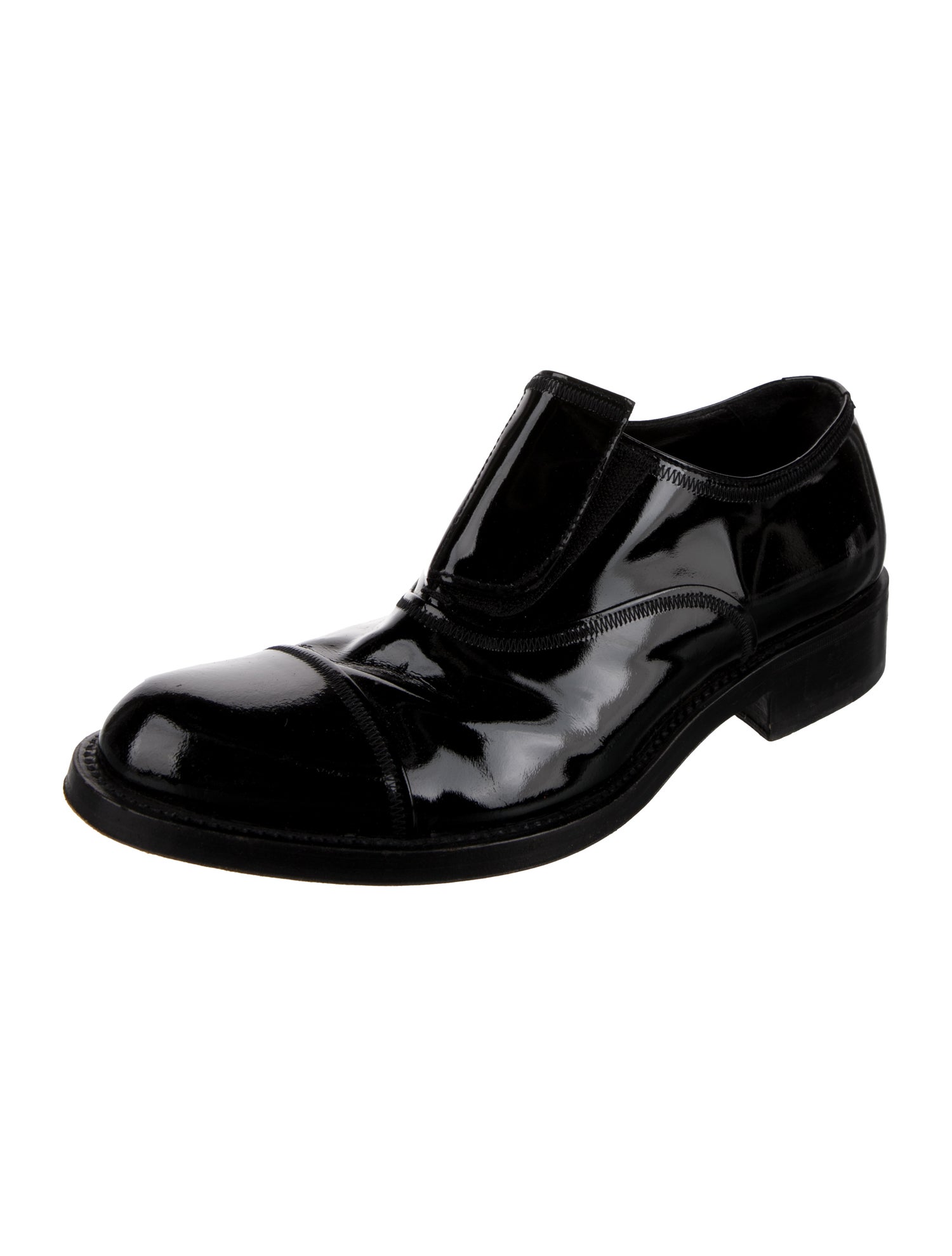 Prada Patent Leather Monk Straps