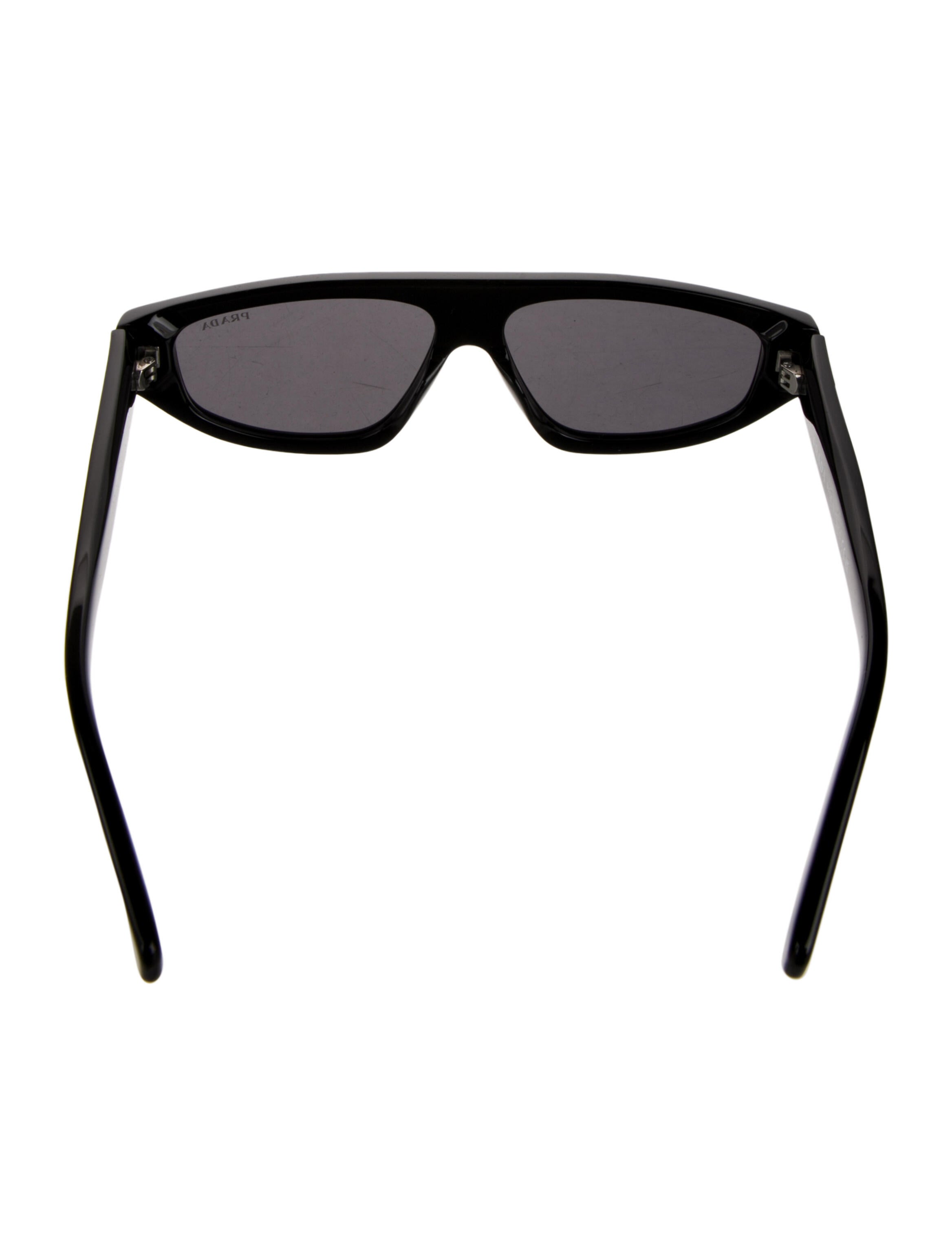 Prada Narrow Tinted Sunglasses