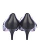 Prada Leather Bow Accents D'Orsay Pumps