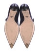 Prada Leather Bow Accents D'Orsay Pumps