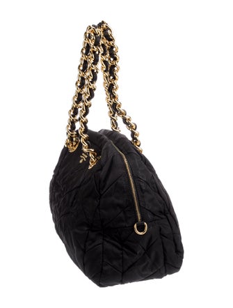 Prada Chain-Link Top Handle Bag