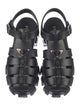 Prada Leather Cutout Accent Gladiator Sandals