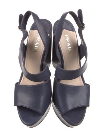 Prada Leather Slingback Pumps