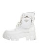 Prada Leather Combat Boots