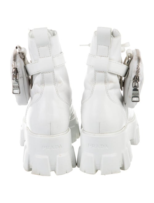 Prada Leather Combat Boots