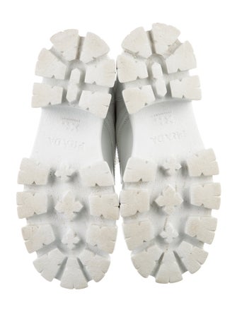 Prada Leather Combat Boots