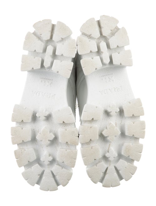 Prada Leather Combat Boots