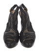 Prada Leather Animal Print Slingback Pumps