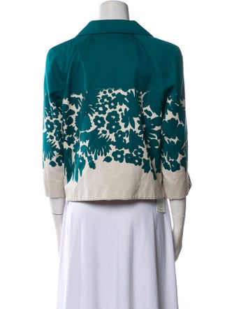 Prada 2015 Floral Print Evening Jacket