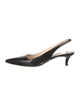 Prada Leather Slingback Pumps