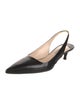 Prada Leather Slingback Pumps