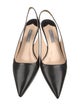 Prada Leather Slingback Pumps