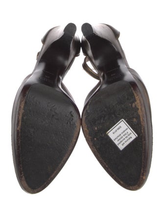 Prada Leather D'Orsay Pumps