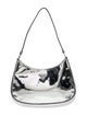 Prada Enameled Metal Triangle Cleo