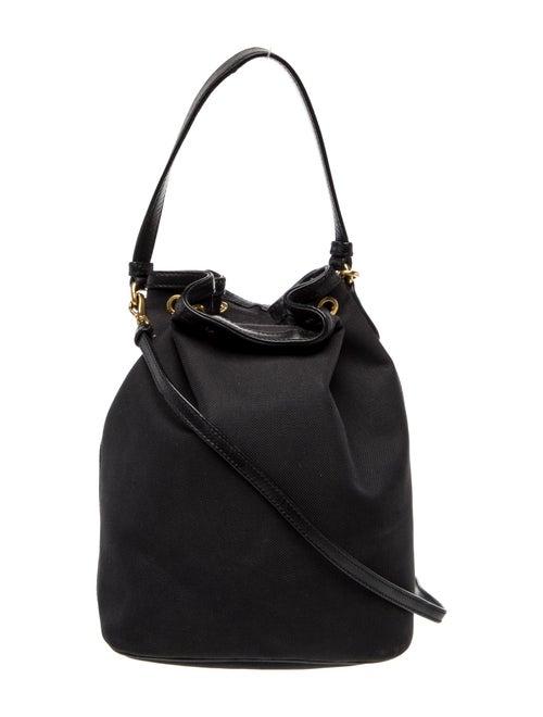 Prada Enameled Metal Triangle Phenix