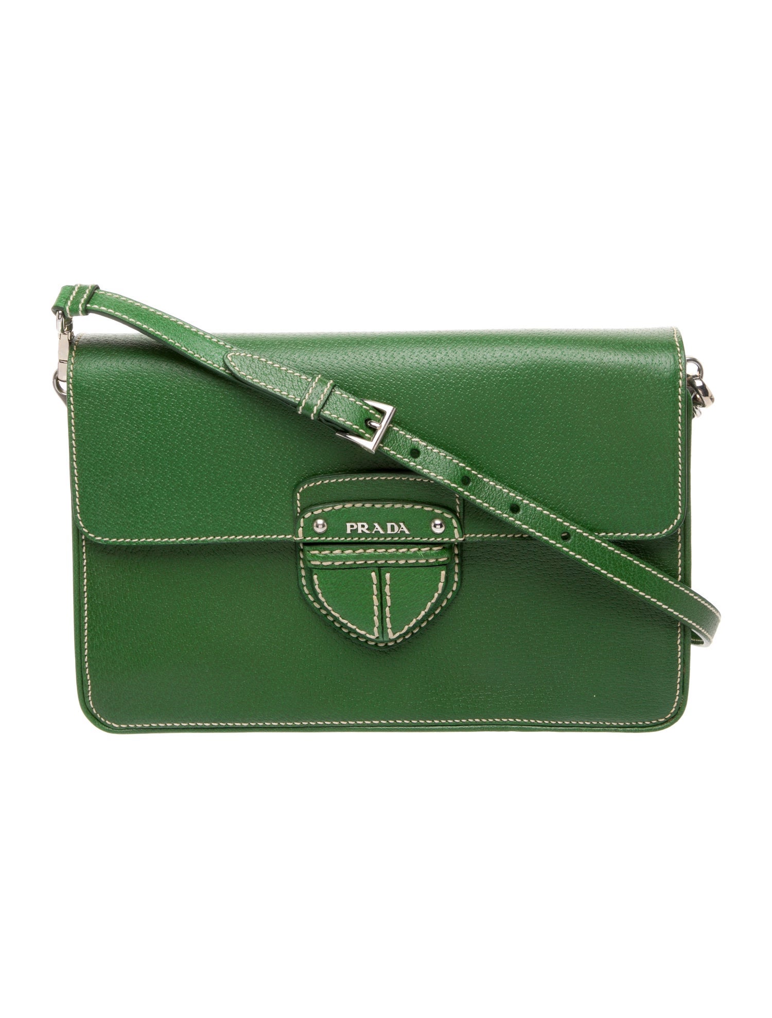 Prada Cinghiale Leather Crossbody Bag