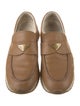 Prada Leather Boat Shoes