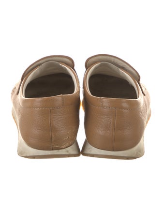 Prada Leather Boat Shoes