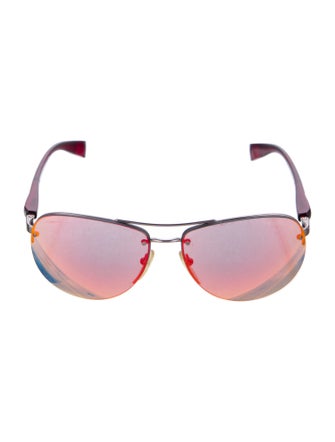 Prada Aviator Tinted Sunglasses
