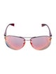 Prada Aviator Tinted Sunglasses
