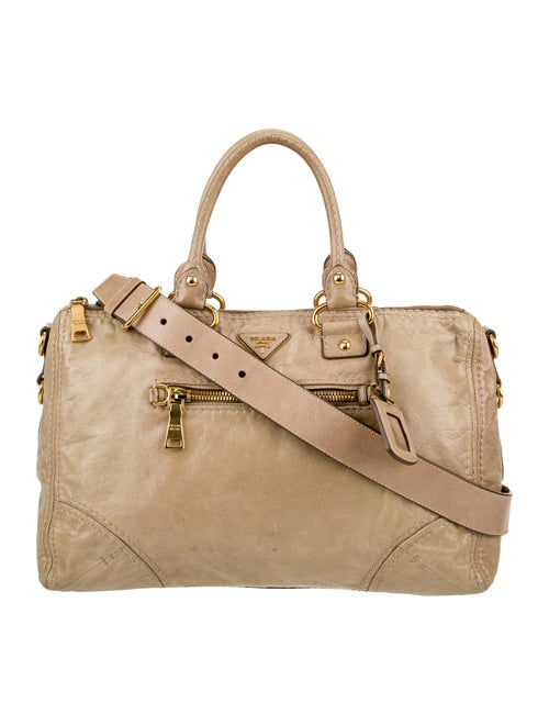 Prada Leather Messenger Bag