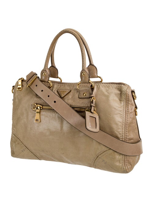 Prada Leather Messenger Bag