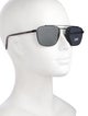 Prada Aviator Tinted Sunglasses