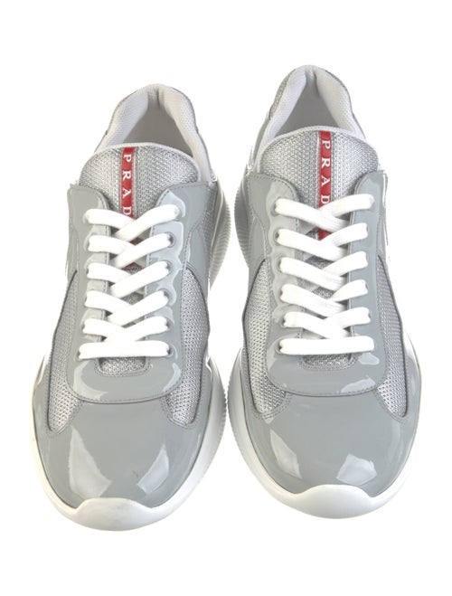 Prada Patent Leather Athletic Sneakers