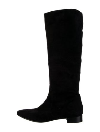 Prada Suede Riding Boots