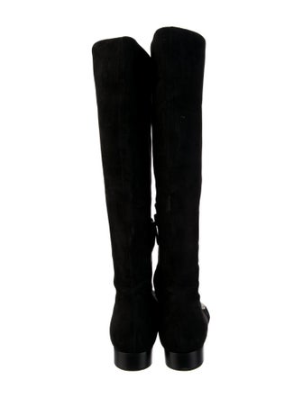 Prada Suede Riding Boots