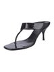 Prada Patent Leather T-Strap Sandals