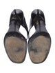 Prada Patent Leather T-Strap Sandals