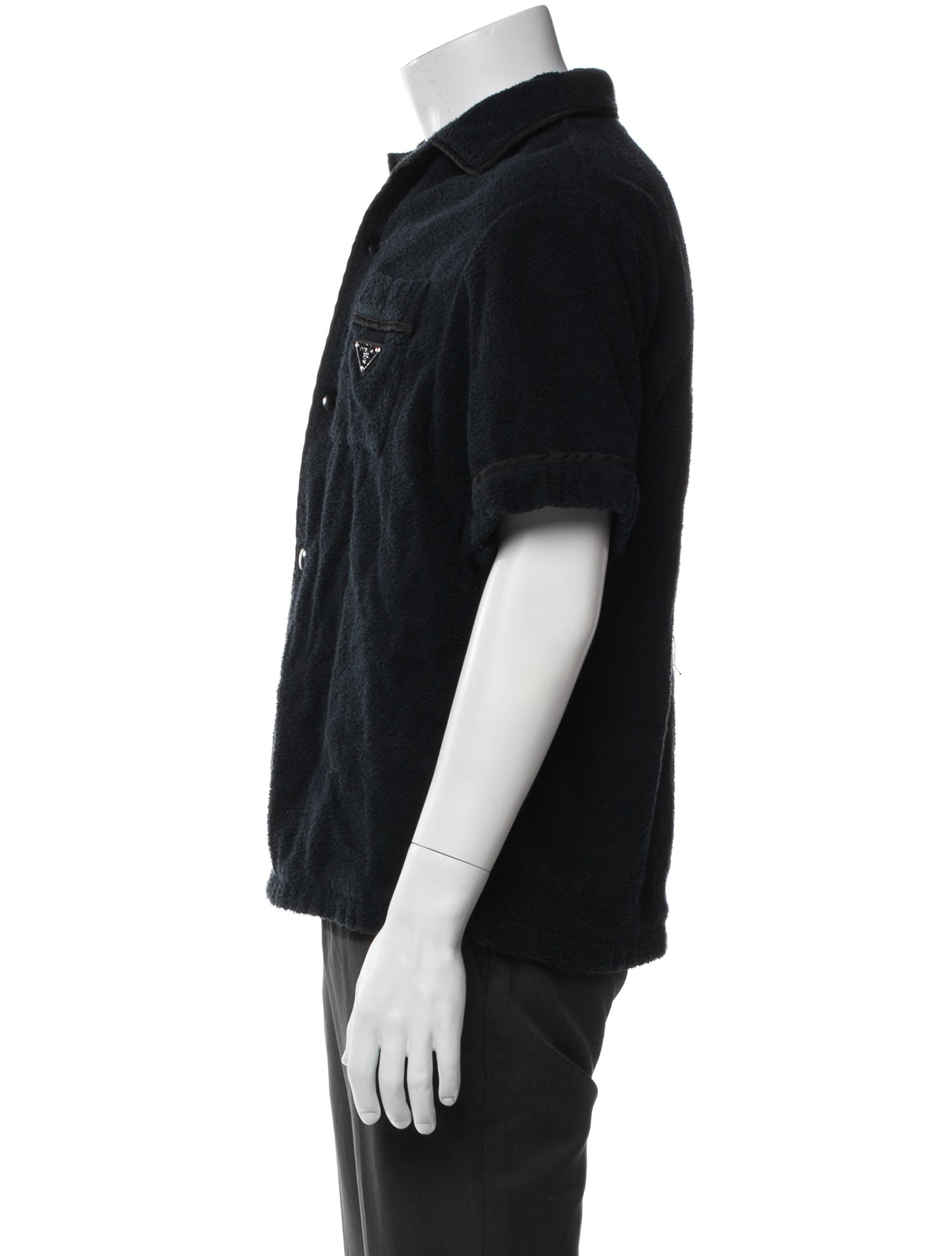 Prada 2021 Enameled Metal Triangle Lounge Top