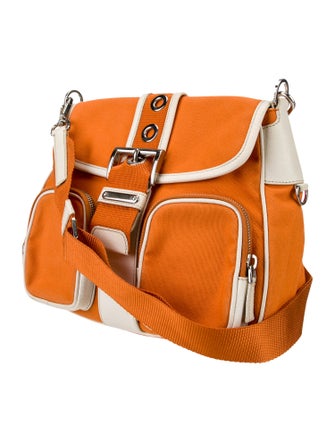 Prada Canvas Shoulder Bag