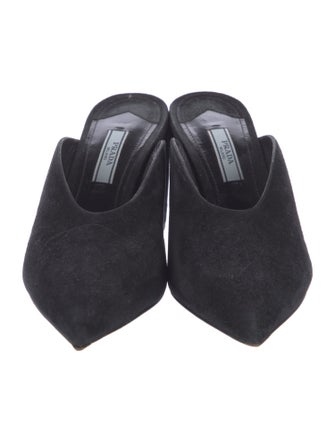 Prada Suede Mules