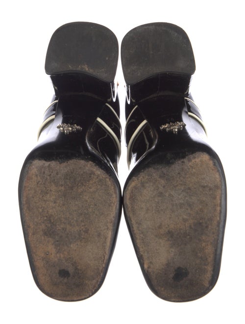Prada Patent Leather Studded Accents Pumps
