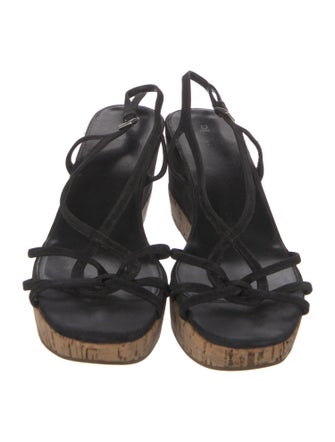Prada Suede Slingback Sandals