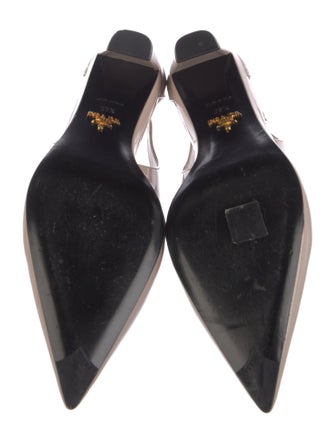 Prada Patent Leather Cutout Accent Flats