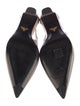 Prada Patent Leather Cutout Accent Flats