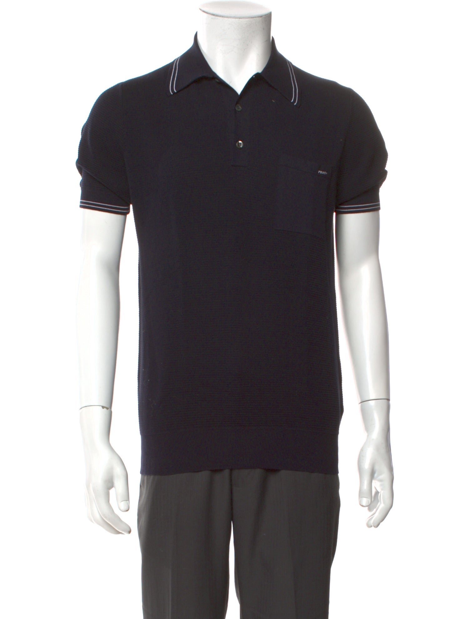 Prada 2020 Signature Logo Polo Shirt w/ Tags