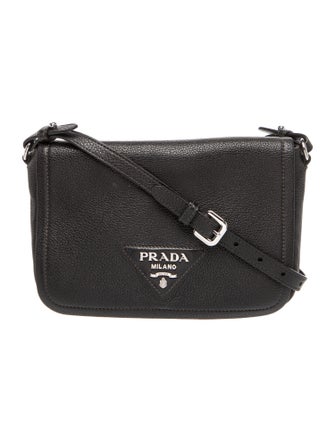 Prada Vitello Daino Leather Messenger Bag
