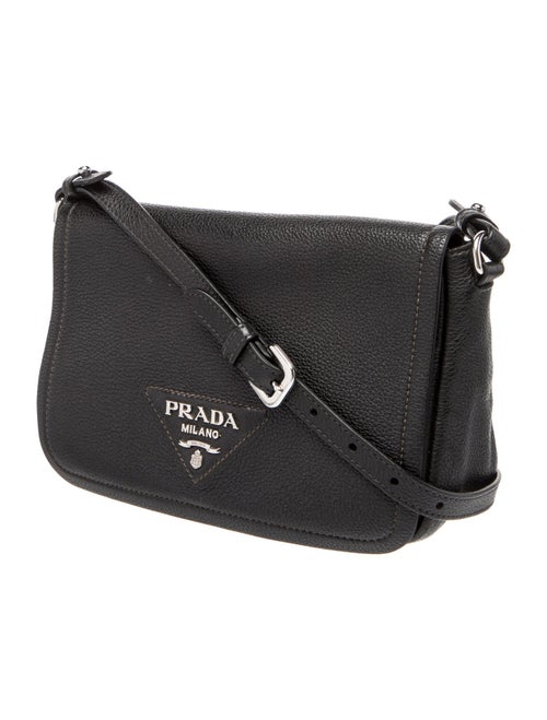 Prada Vitello Daino Leather Messenger Bag