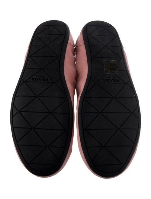 Prada Suede Colorblock Pattern Sneakers