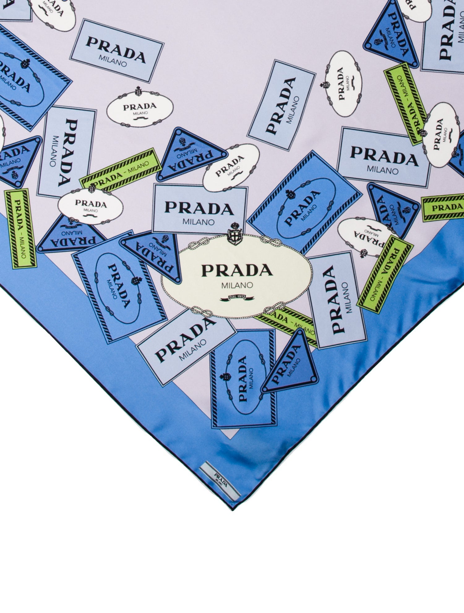 Prada Silk Printed Scarf